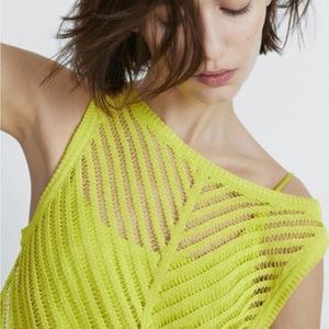 Rag & bone Melissa tank lime size S